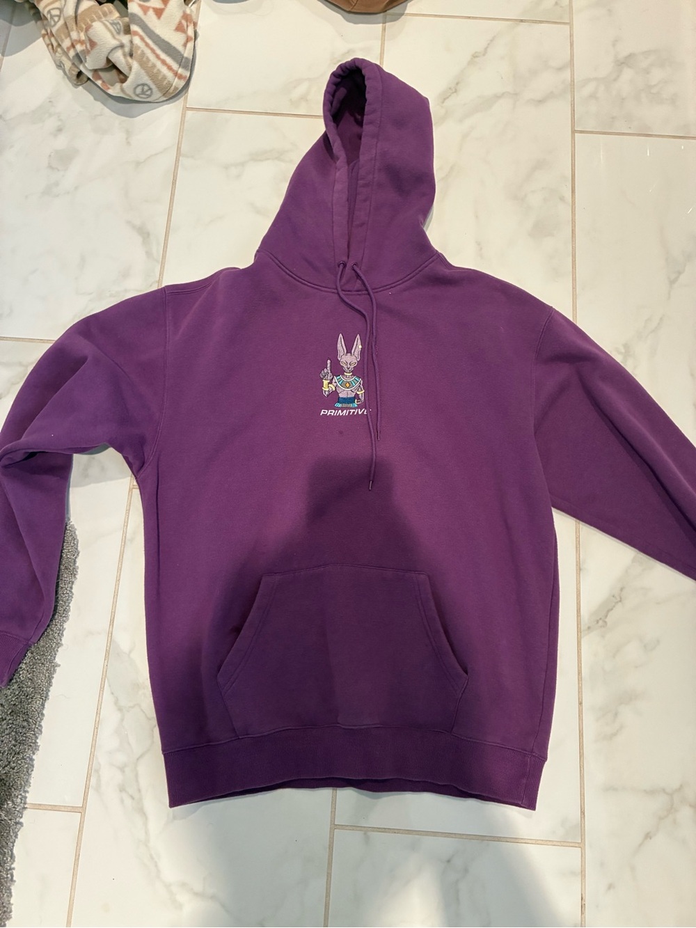 Primitive Purple Beerus Logo Hoodie